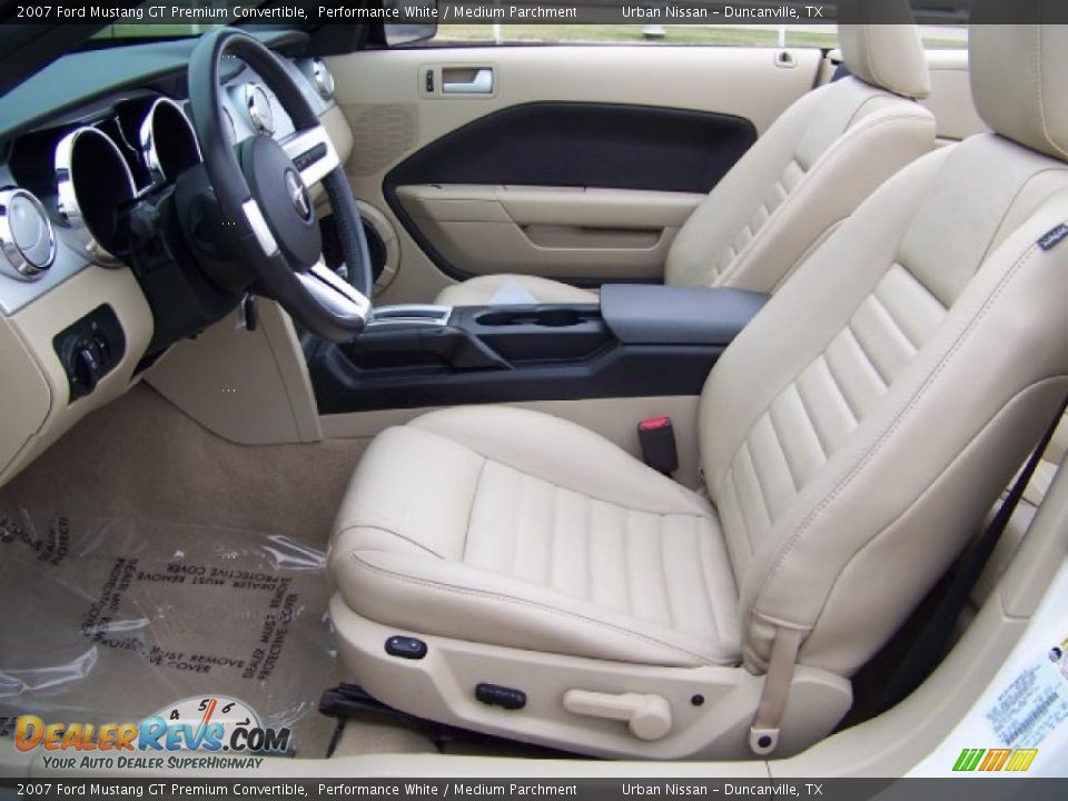 2007 Ford Mustang GT Premium Convertible Performance White / Medium Parchment Photo #8