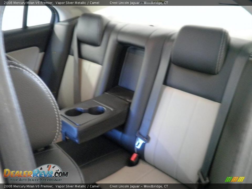2008 Mercury Milan V6 Premier Vapor Silver Metallic / Camel Photo #5