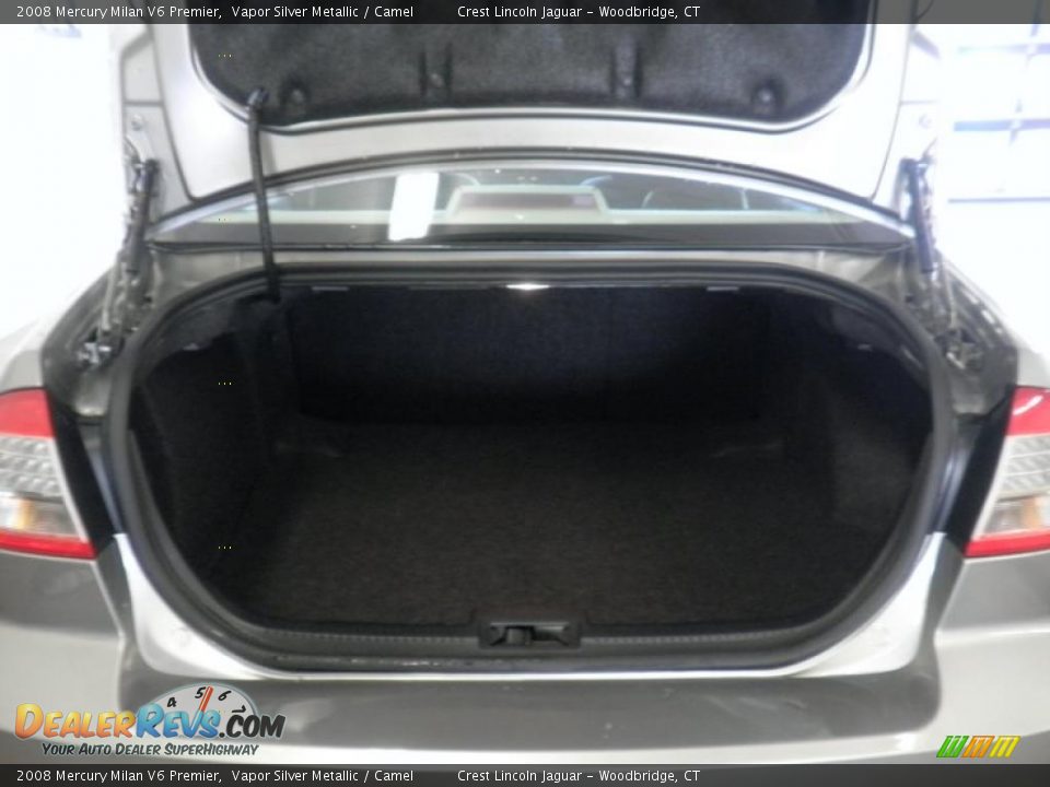 2008 Mercury Milan V6 Premier Vapor Silver Metallic / Camel Photo #6