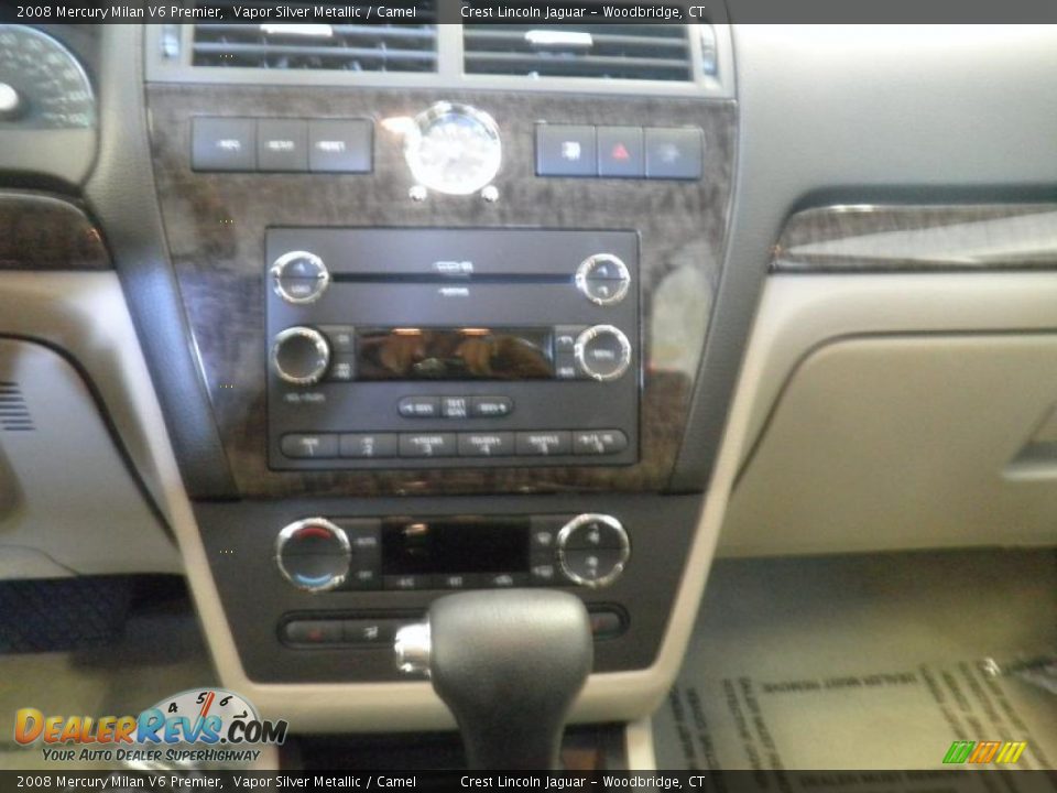2008 Mercury Milan V6 Premier Vapor Silver Metallic / Camel Photo #10