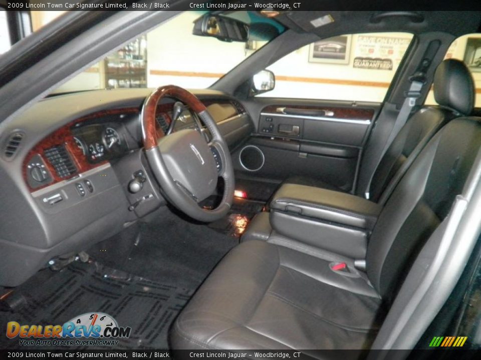 2009 Lincoln Town Car Signature Limited Black / Black Photo #5
