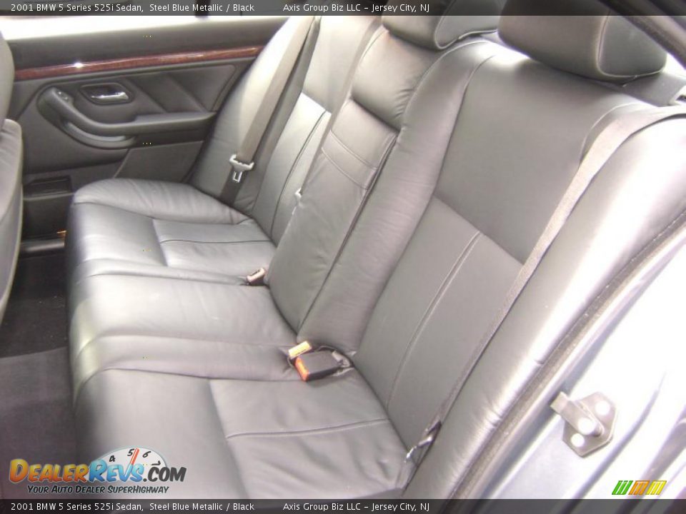 2001 BMW 5 Series 525i Sedan Steel Blue Metallic / Black Photo #14