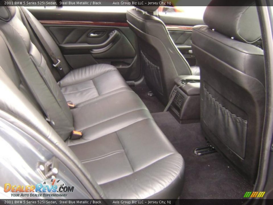 2001 BMW 5 Series 525i Sedan Steel Blue Metallic / Black Photo #15