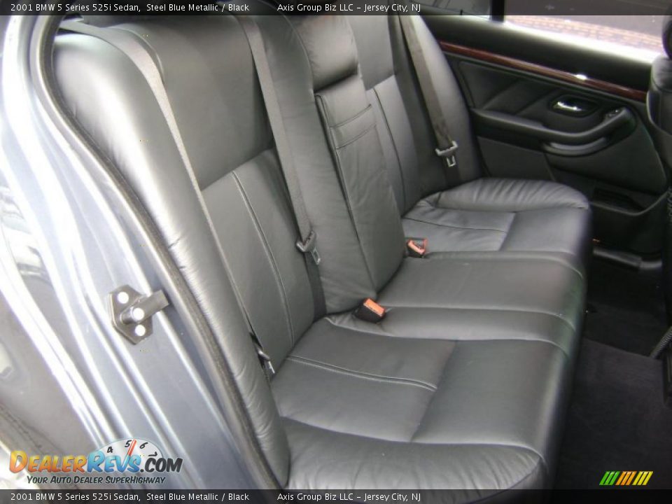 2001 BMW 5 Series 525i Sedan Steel Blue Metallic / Black Photo #16