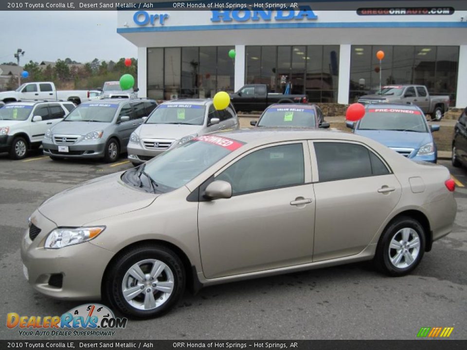 2010 Toyota Corolla LE Desert Sand Metallic / Ash Photo #1