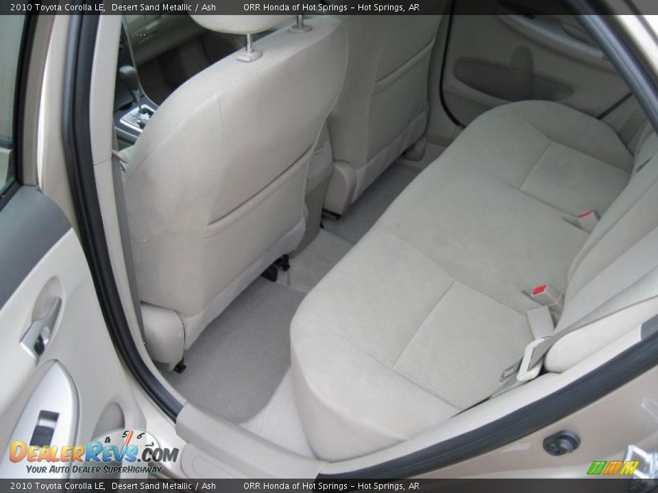 2010 Toyota Corolla LE Desert Sand Metallic / Ash Photo #14