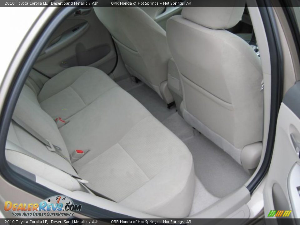 2010 Toyota Corolla LE Desert Sand Metallic / Ash Photo #15