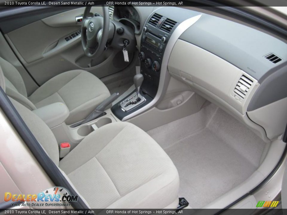 2010 Toyota Corolla LE Desert Sand Metallic / Ash Photo #16