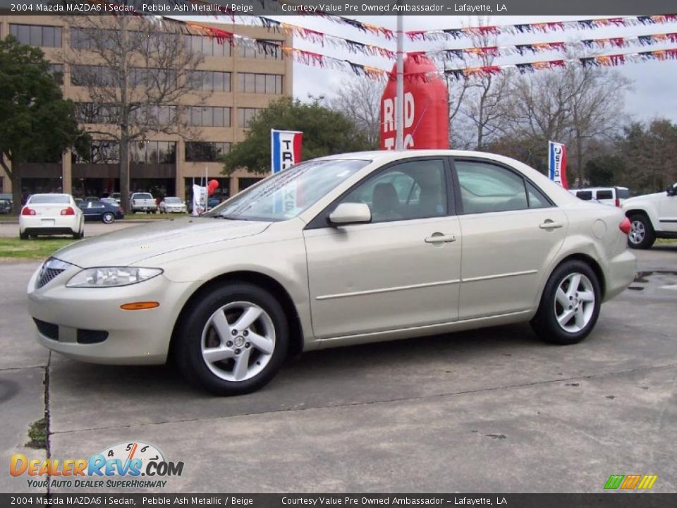 2004 Mazda MAZDA6 i Sedan Pebble Ash Metallic / Beige Photo #1