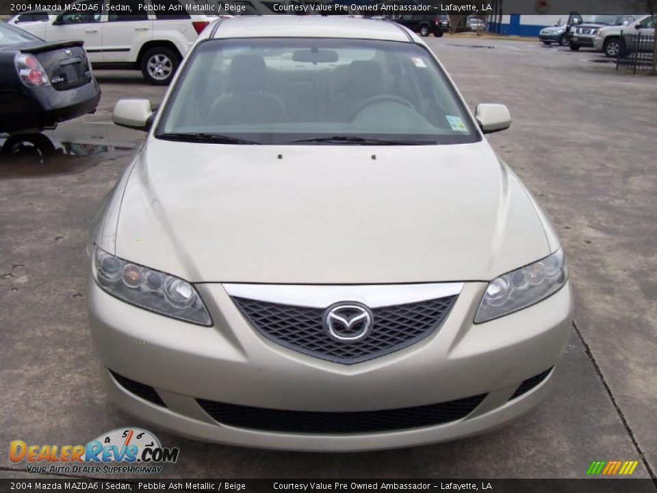 2004 Mazda MAZDA6 i Sedan Pebble Ash Metallic / Beige Photo #5
