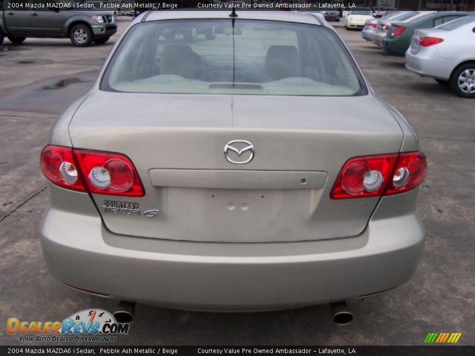 2004 Mazda MAZDA6 i Sedan Pebble Ash Metallic / Beige Photo #6