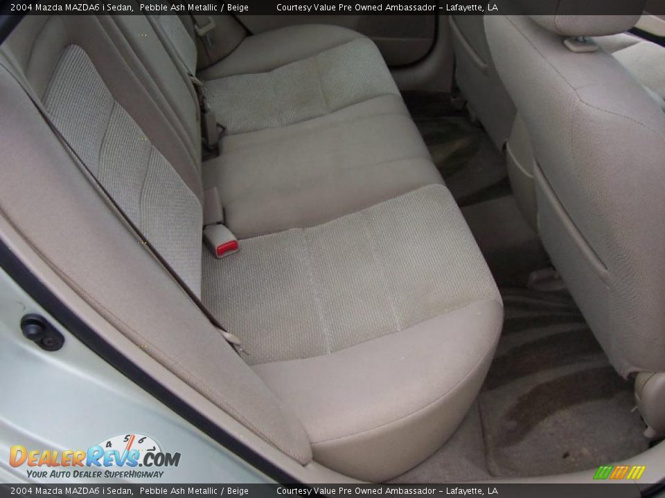 2004 Mazda MAZDA6 i Sedan Pebble Ash Metallic / Beige Photo #10
