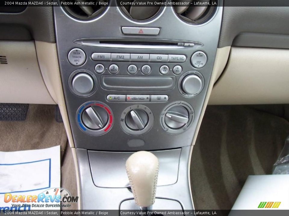 2004 Mazda MAZDA6 i Sedan Pebble Ash Metallic / Beige Photo #14