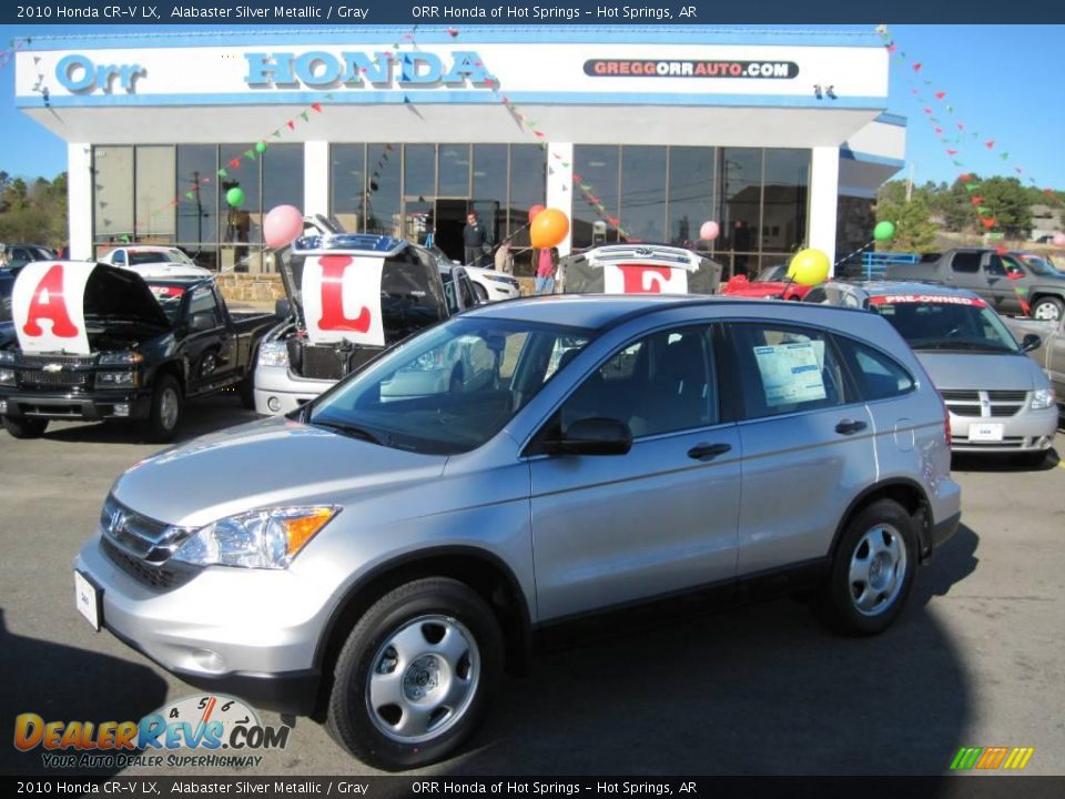 2010 Honda CR-V LX Alabaster Silver Metallic / Gray Photo #1