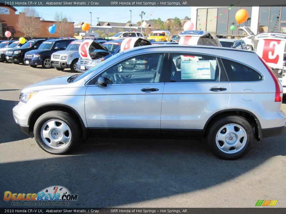 2010 Honda CR-V LX Alabaster Silver Metallic / Gray Photo #3