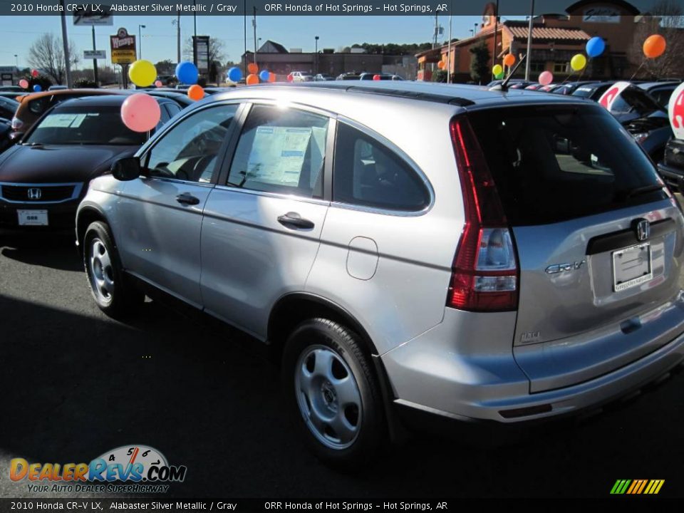 2010 Honda CR-V LX Alabaster Silver Metallic / Gray Photo #4