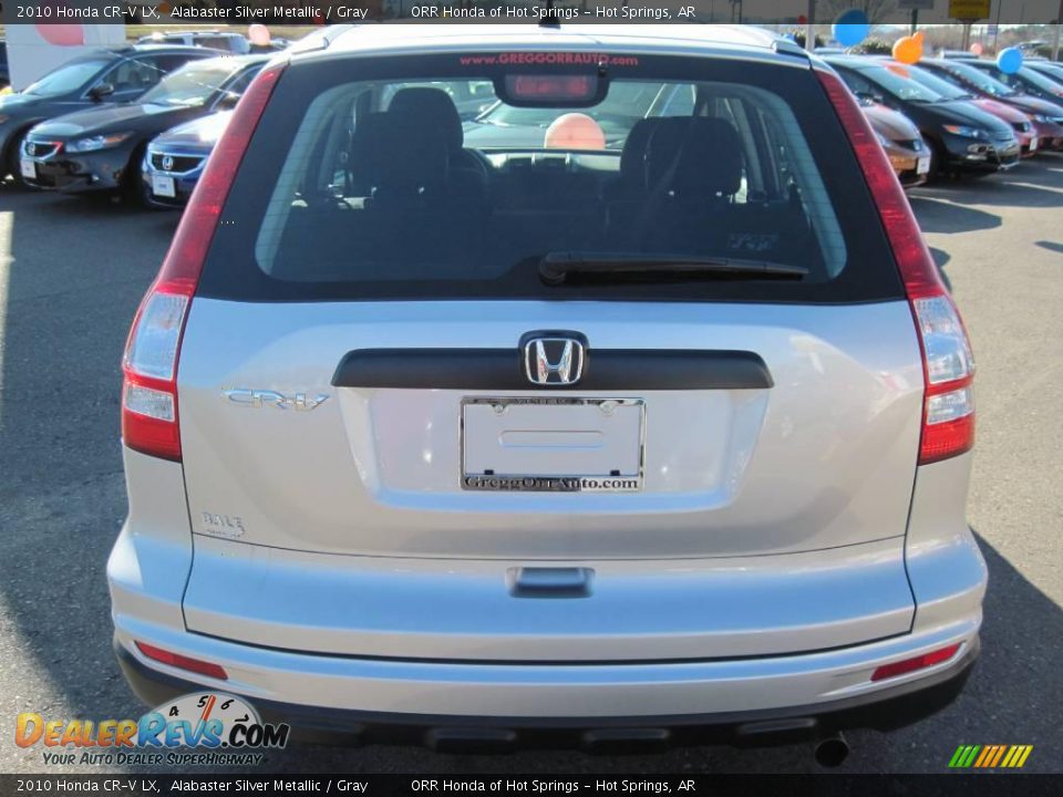 2010 Honda CR-V LX Alabaster Silver Metallic / Gray Photo #5