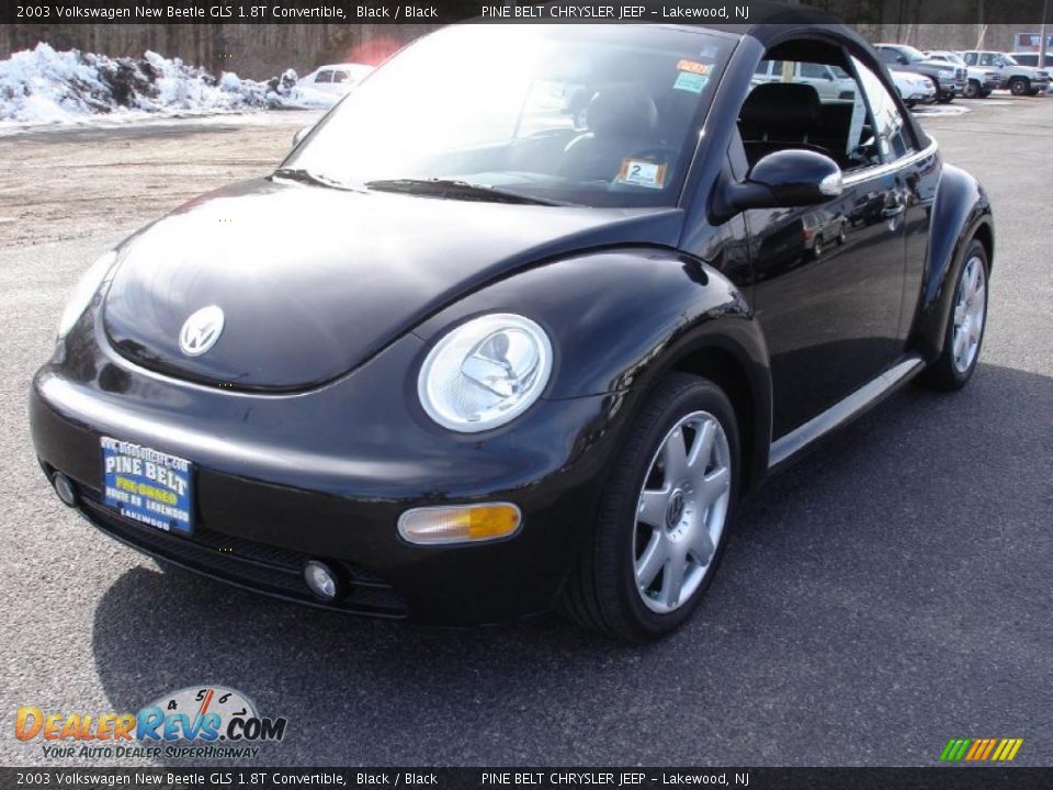 2003 Volkswagen New Beetle GLS 1.8T Convertible Black / Black Photo #1