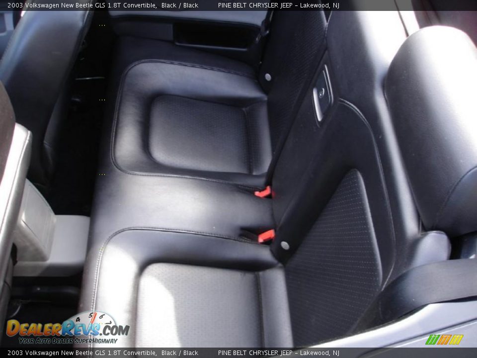 2003 Volkswagen New Beetle GLS 1.8T Convertible Black / Black Photo #13