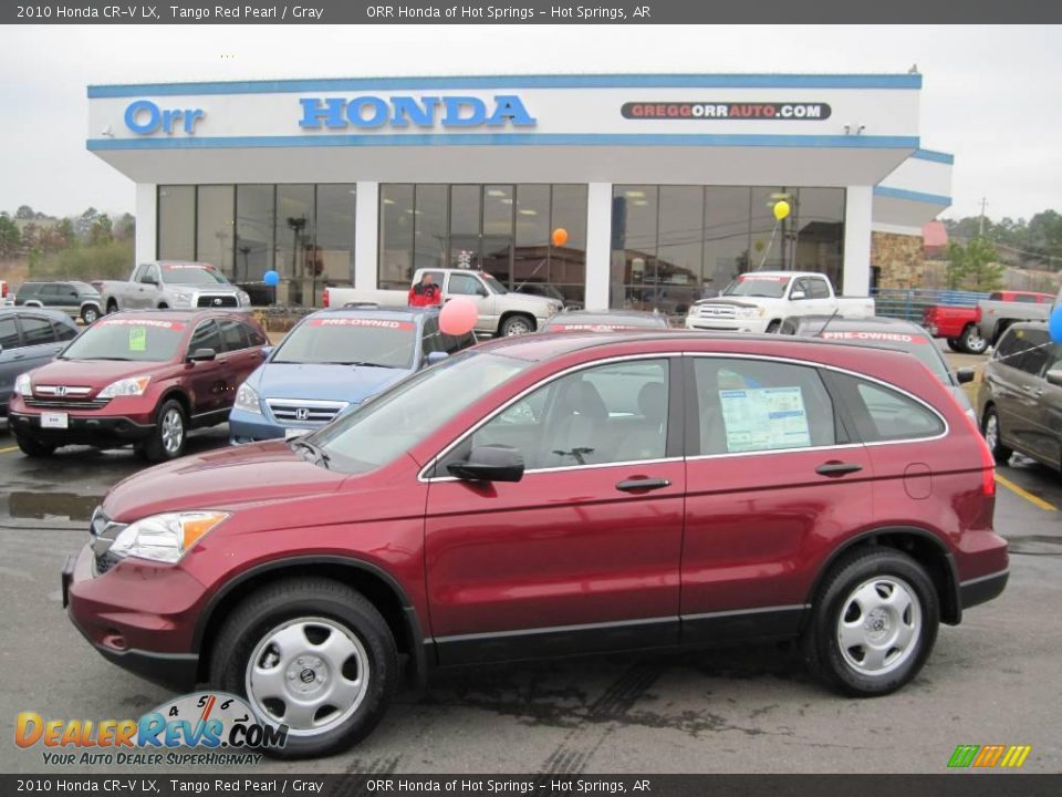 2010 Honda CR-V LX Tango Red Pearl / Gray Photo #1