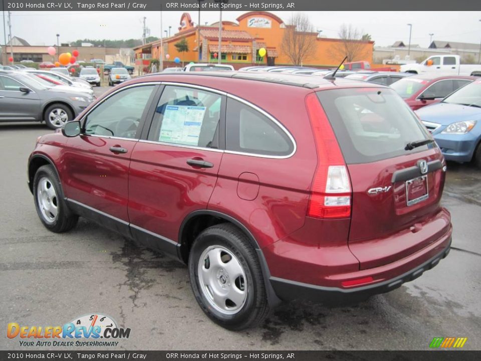 2010 Honda CR-V LX Tango Red Pearl / Gray Photo #3