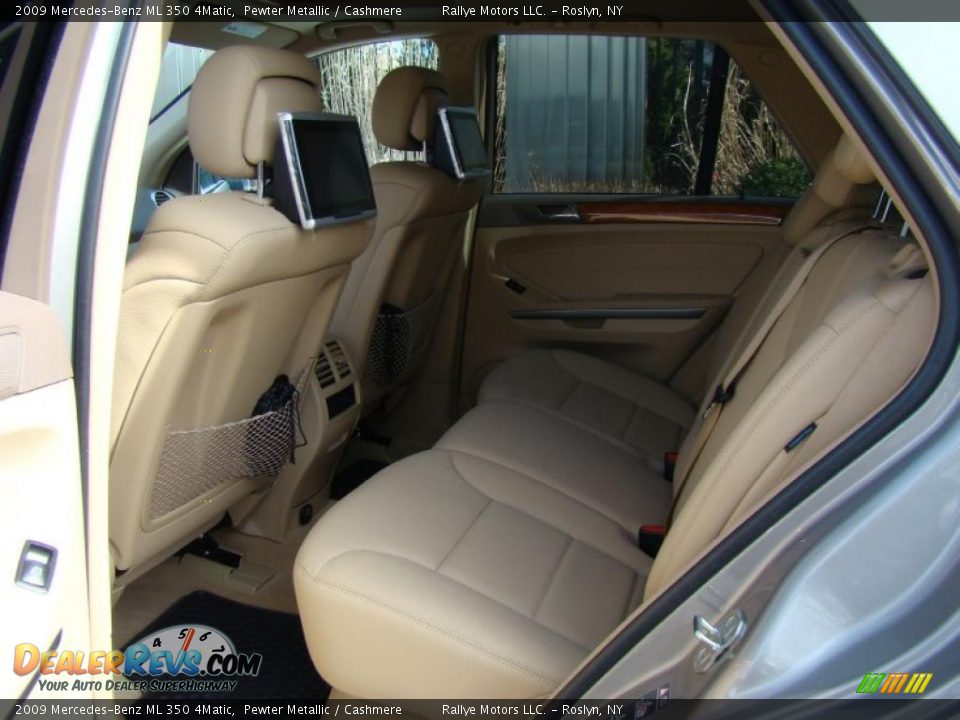 2009 Mercedes-Benz ML 350 4Matic Pewter Metallic / Cashmere Photo #11