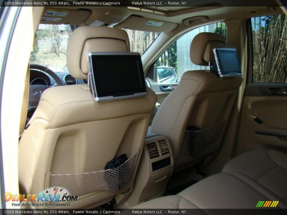 2009 Mercedes-Benz ML 350 4Matic Pewter Metallic / Cashmere Photo #12