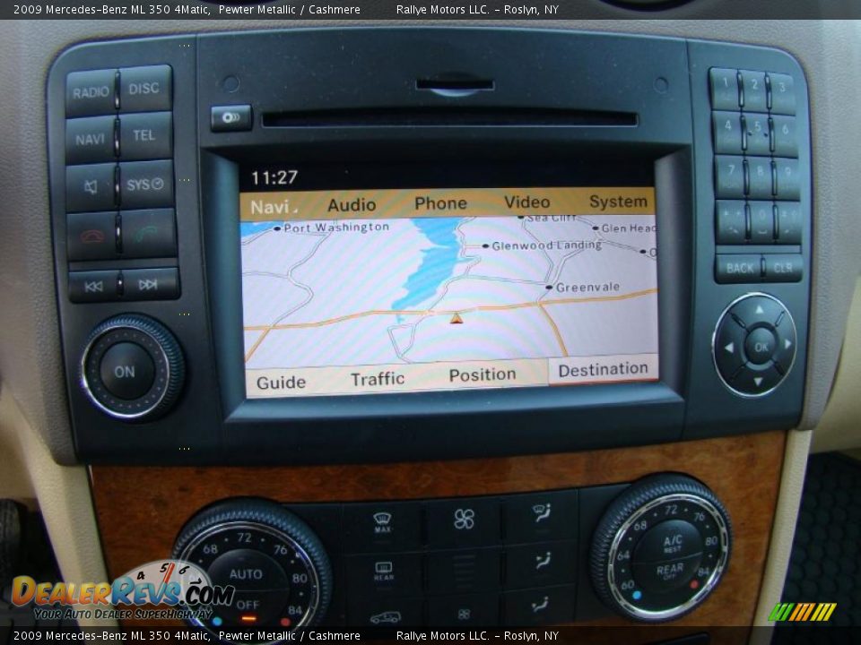 2009 Mercedes-Benz ML 350 4Matic Pewter Metallic / Cashmere Photo #13