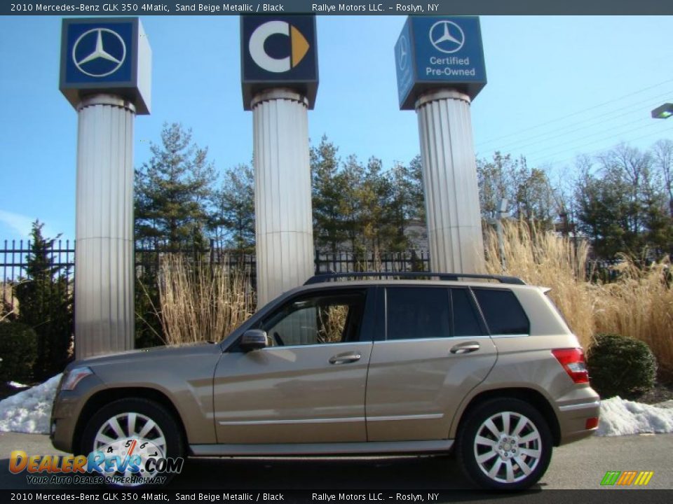 2010 Mercedes-Benz GLK 350 4Matic Sand Beige Metallic / Black Photo #3
