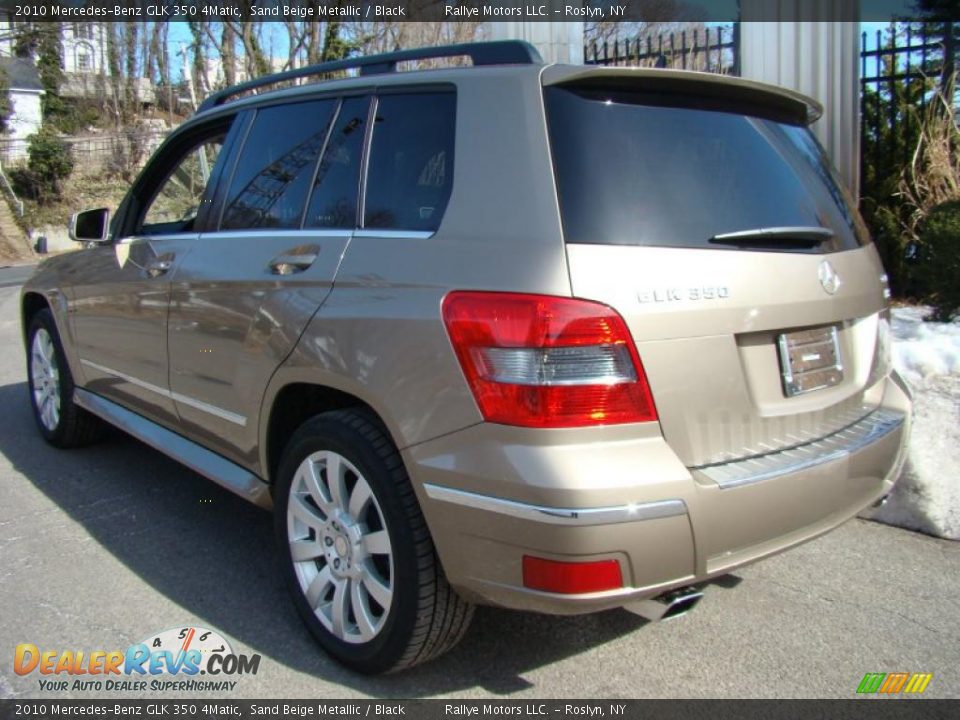 2010 Mercedes-Benz GLK 350 4Matic Sand Beige Metallic / Black Photo #4