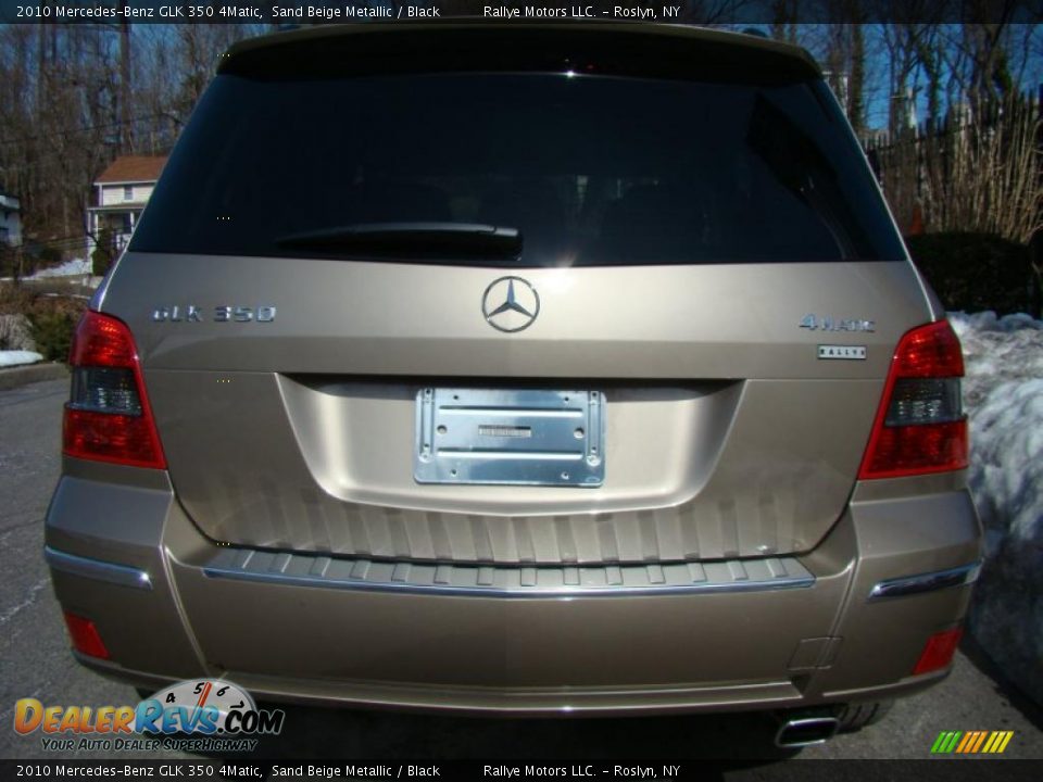 2010 Mercedes-Benz GLK 350 4Matic Sand Beige Metallic / Black Photo #5