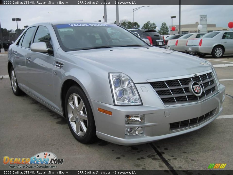 2009 Cadillac STS V8 Radiant Silver / Ebony Photo #2