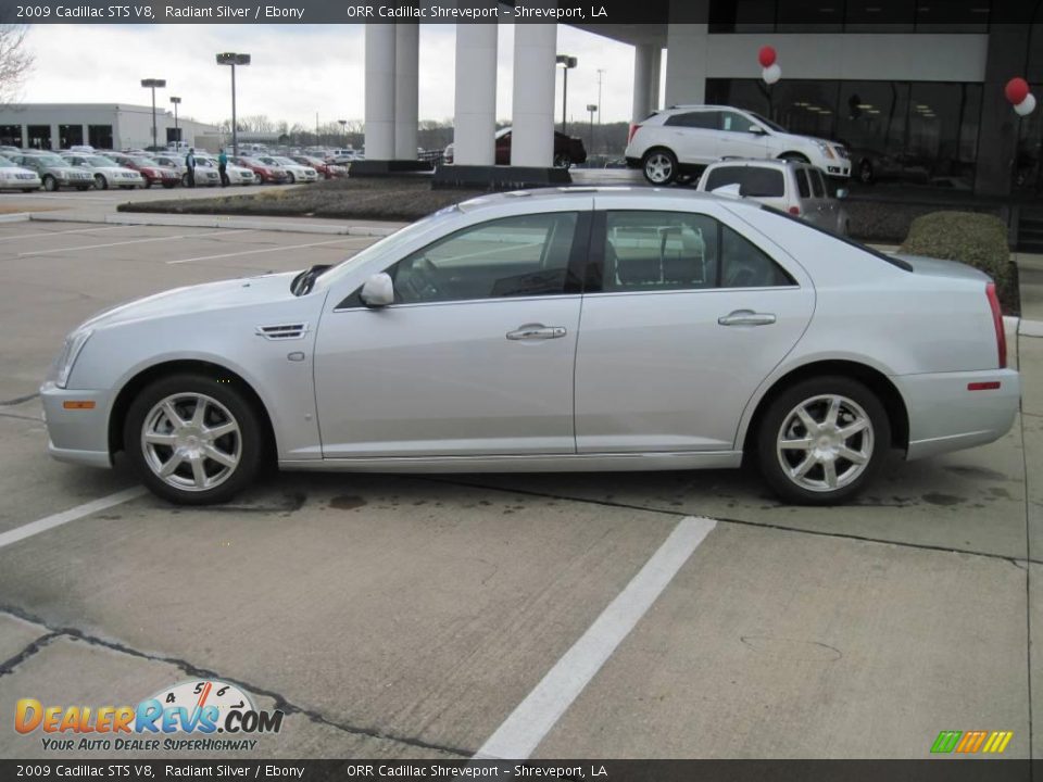 2009 Cadillac STS V8 Radiant Silver / Ebony Photo #3