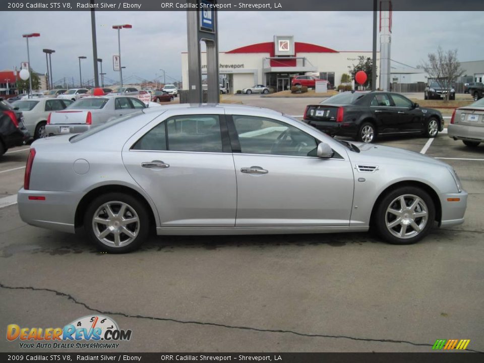 2009 Cadillac STS V8 Radiant Silver / Ebony Photo #4