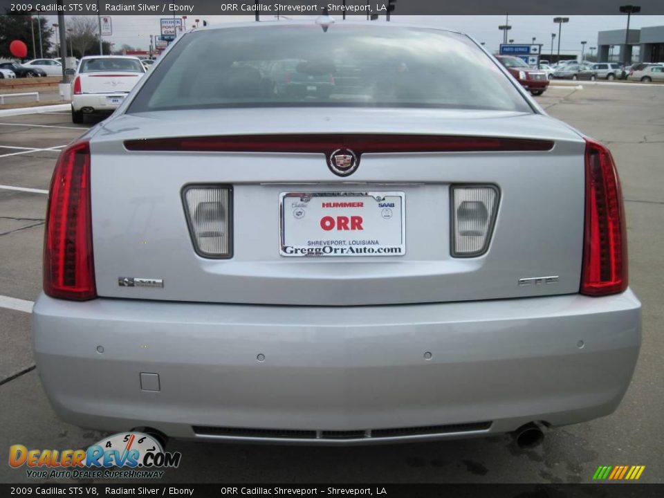 2009 Cadillac STS V8 Radiant Silver / Ebony Photo #6