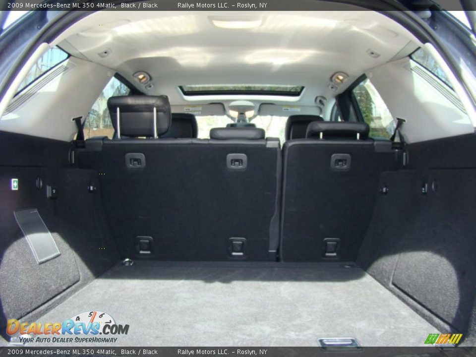 2009 Mercedes-Benz ML 350 4Matic Black / Black Photo #14