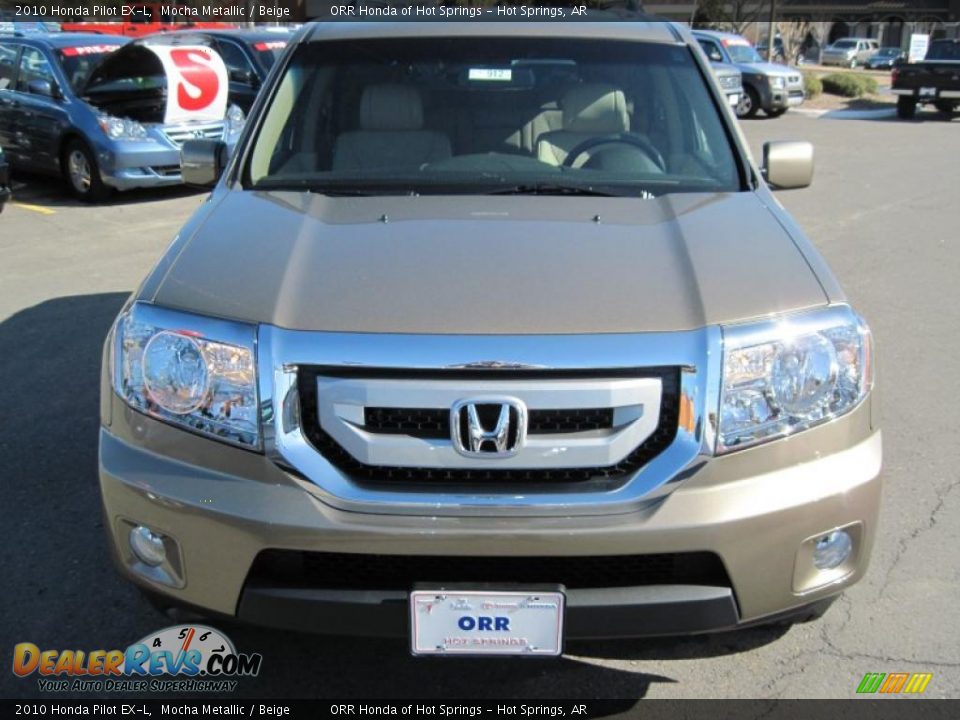 2010 Honda Pilot EX-L Mocha Metallic / Beige Photo #2