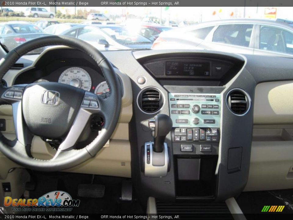 2010 Honda Pilot EX-L Mocha Metallic / Beige Photo #5