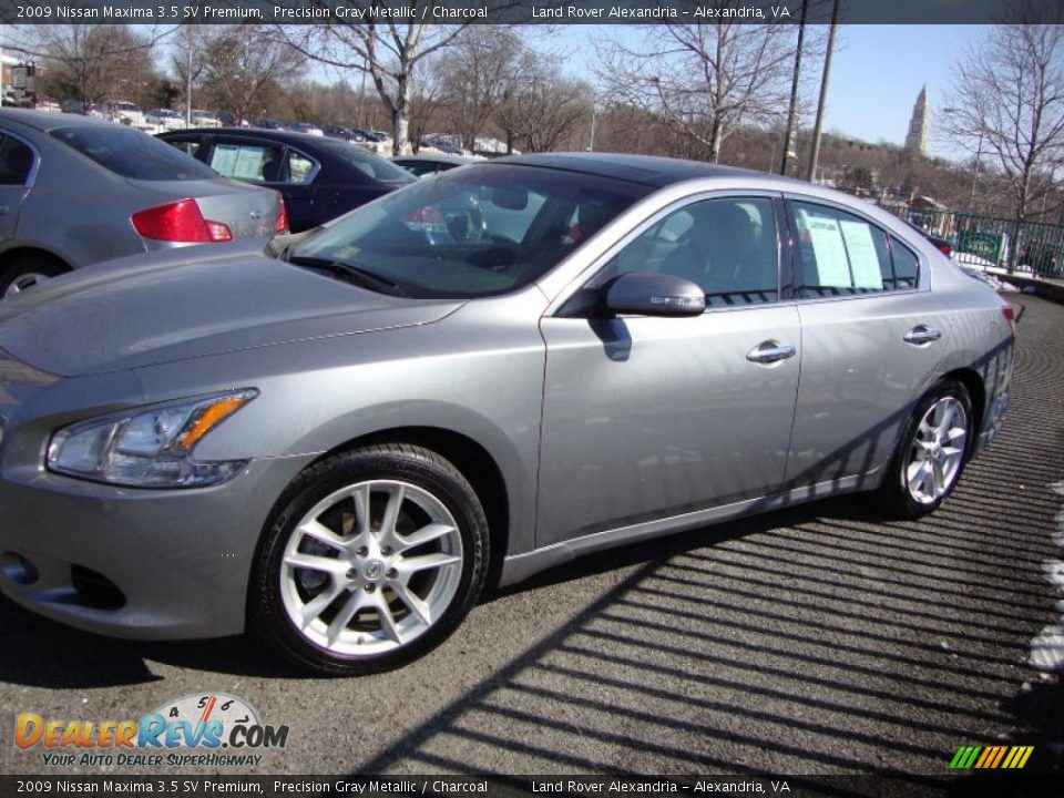 2009 Nissan Maxima 3.5 SV Premium Precision Gray Metallic / Charcoal Photo #2