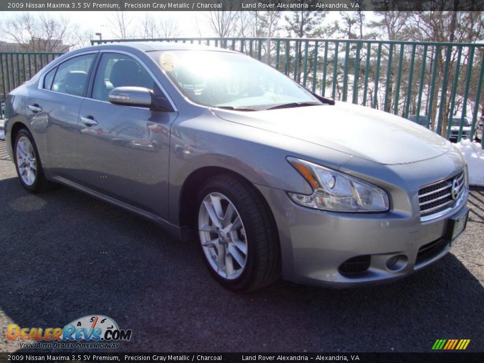 2009 Nissan Maxima 3.5 SV Premium Precision Gray Metallic / Charcoal Photo #8