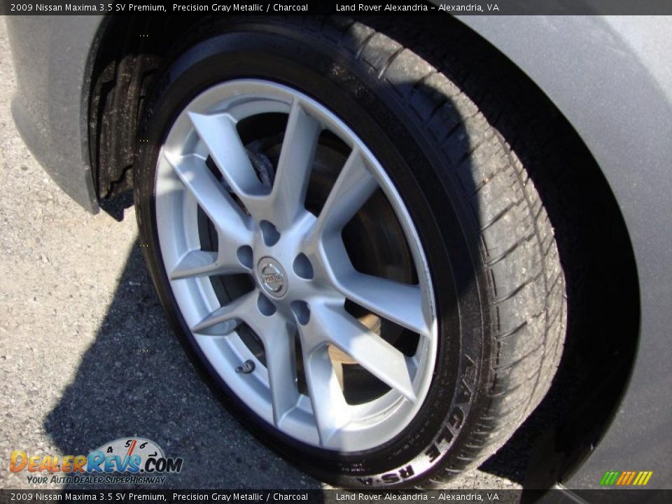 2009 Nissan Maxima 3.5 SV Premium Precision Gray Metallic / Charcoal Photo #10