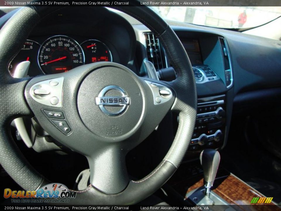 2009 Nissan Maxima 3.5 SV Premium Precision Gray Metallic / Charcoal Photo #13