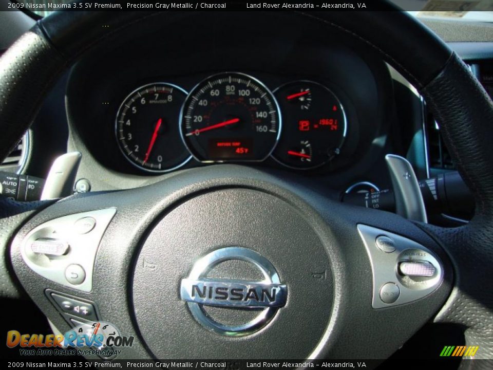 2009 Nissan Maxima 3.5 SV Premium Precision Gray Metallic / Charcoal Photo #14