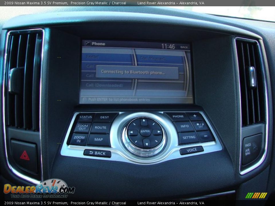 2009 Nissan Maxima 3.5 SV Premium Precision Gray Metallic / Charcoal Photo #22