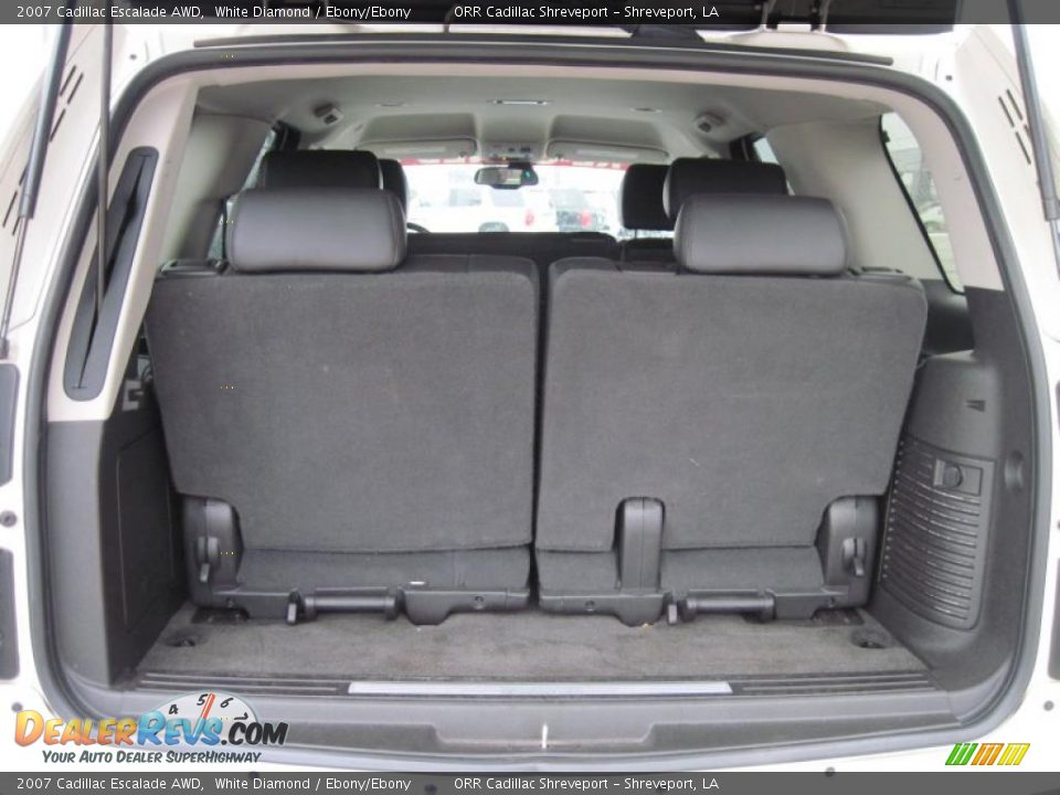 2007 Cadillac Escalade AWD White Diamond / Ebony/Ebony Photo #7