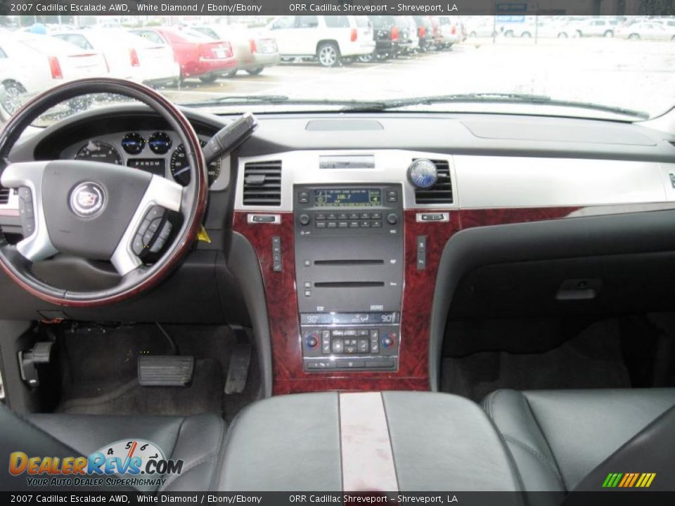 2007 Cadillac Escalade AWD White Diamond / Ebony/Ebony Photo #11