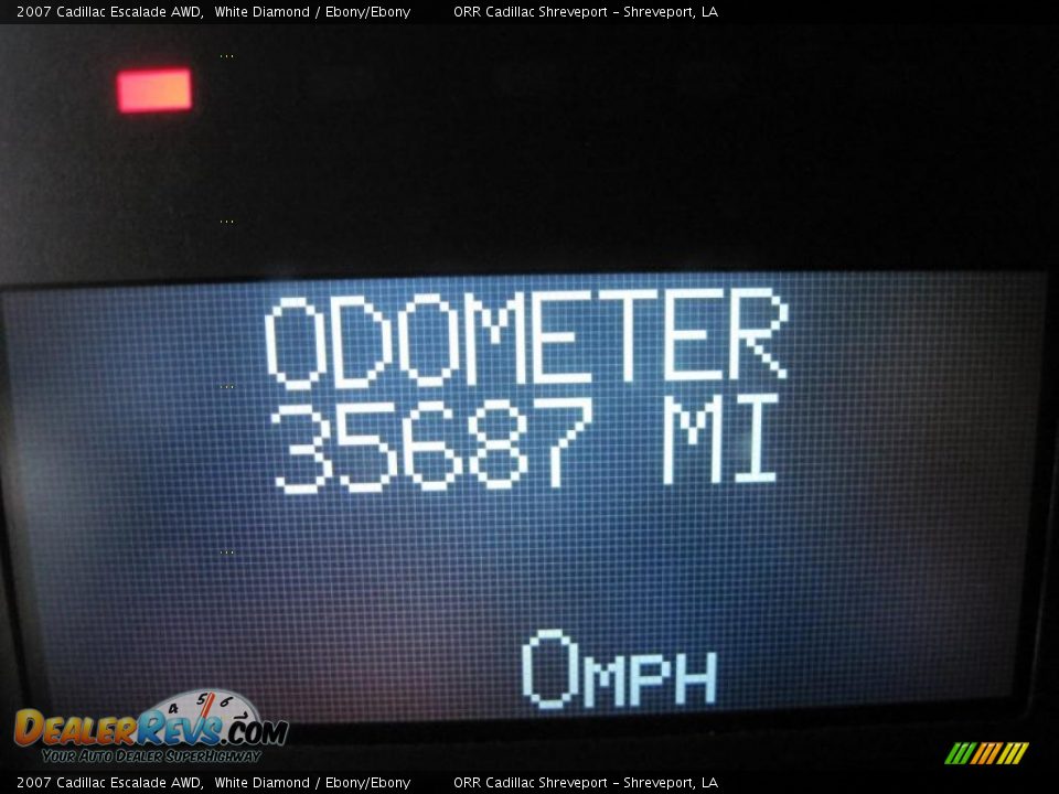 2007 Cadillac Escalade AWD White Diamond / Ebony/Ebony Photo #12