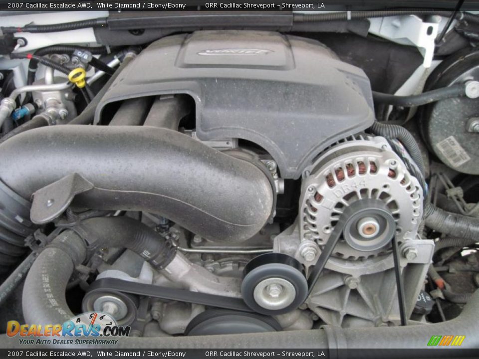 2007 Cadillac Escalade AWD White Diamond / Ebony/Ebony Photo #14