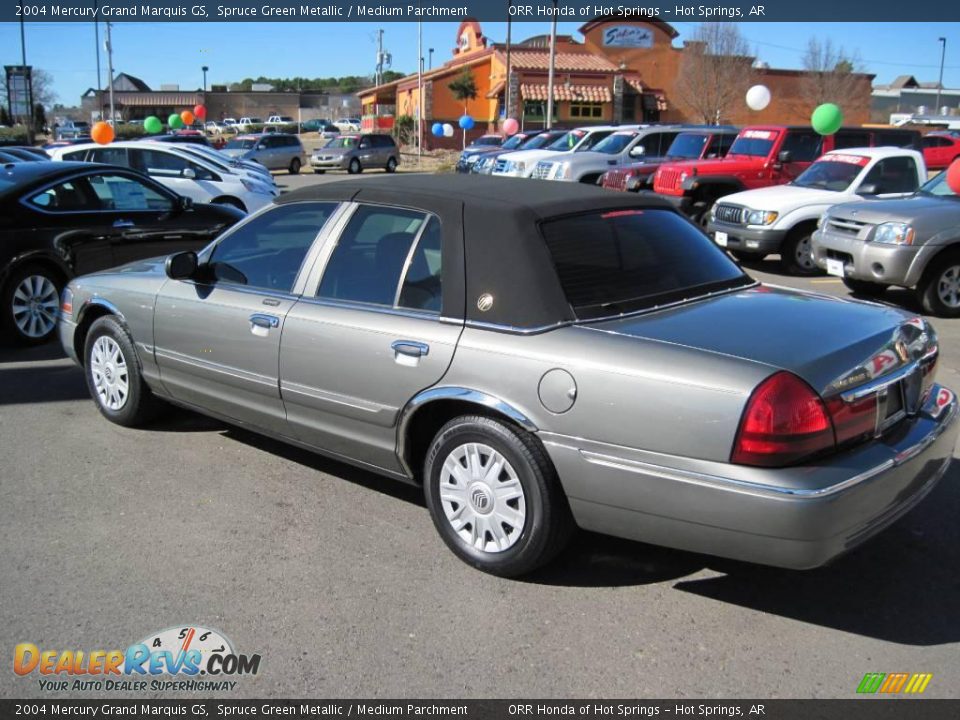 2004 Mercury Grand Marquis GS Spruce Green Metallic / Medium Parchment Photo #3