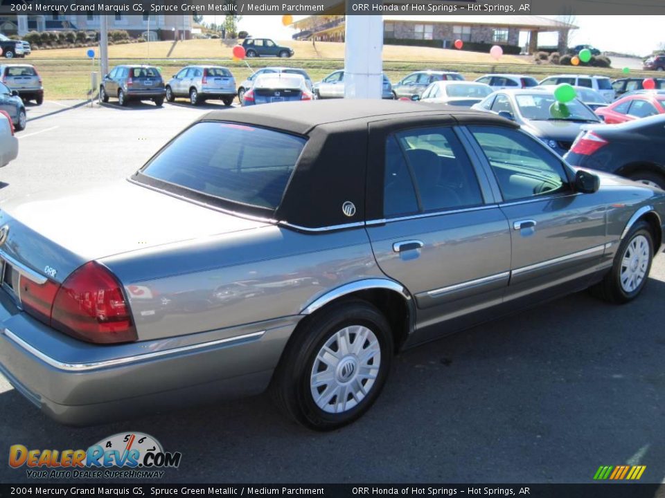 2004 Mercury Grand Marquis GS Spruce Green Metallic / Medium Parchment Photo #5